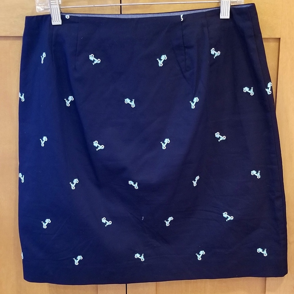 Talbots Vespa scooter skirt size 8